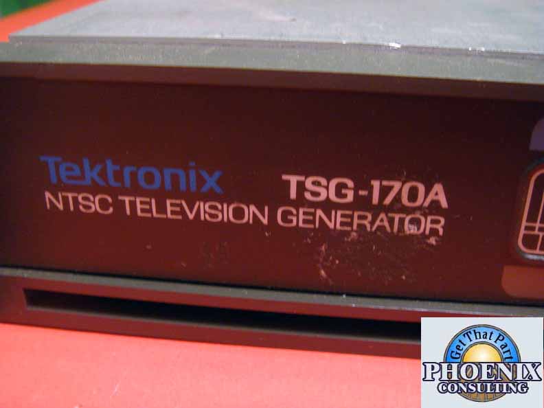 Tektronix Tsg-170a Manual